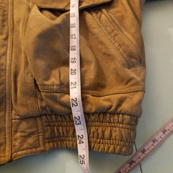 John Ashford Leather Bomber Jacket - Picture 11 of 12